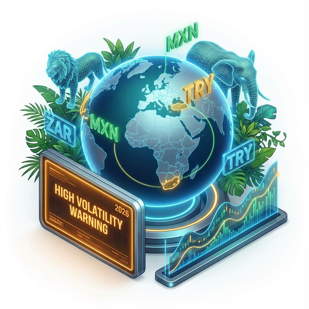 Exotic Pairs Guide: Trading USD/ZAR, USD/MXN and More