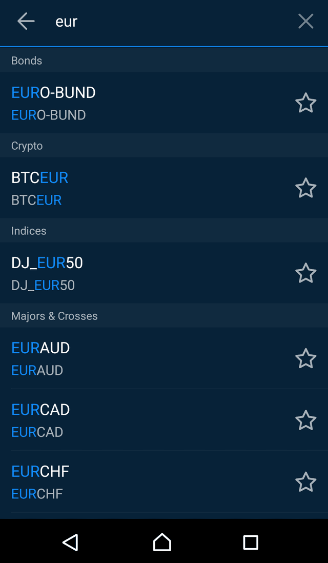 AvaTrade mobile app screenshot 2