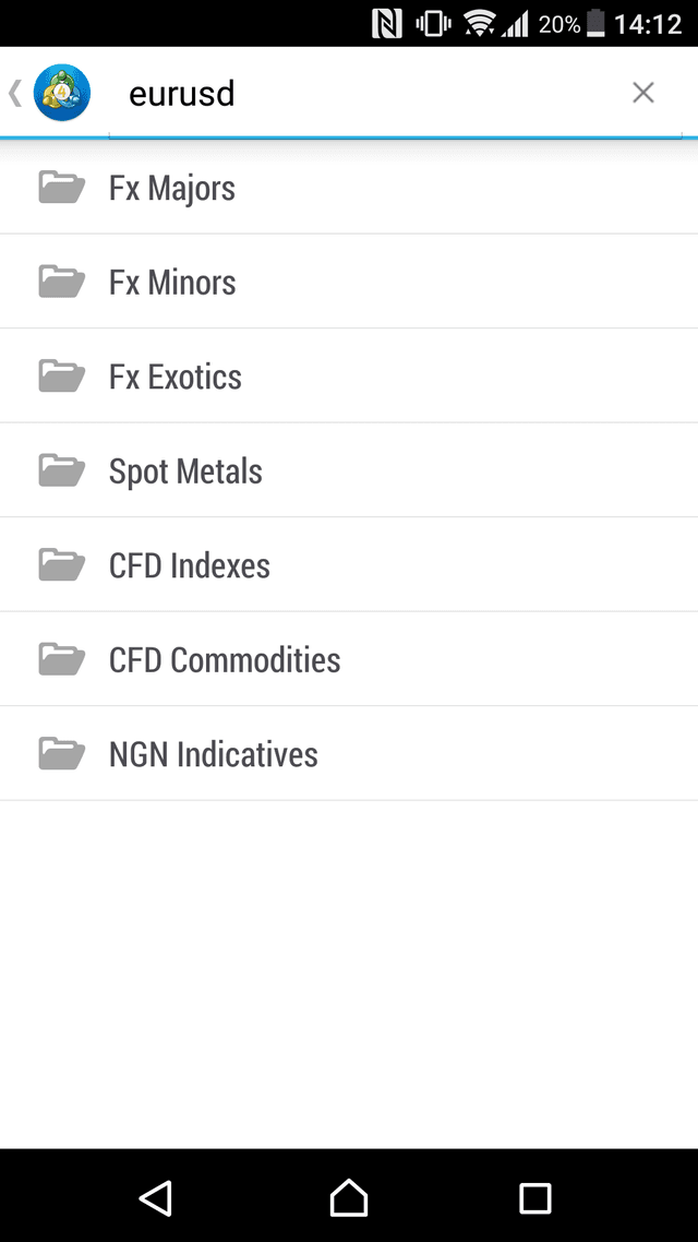 FXTM mobile app screenshot 2