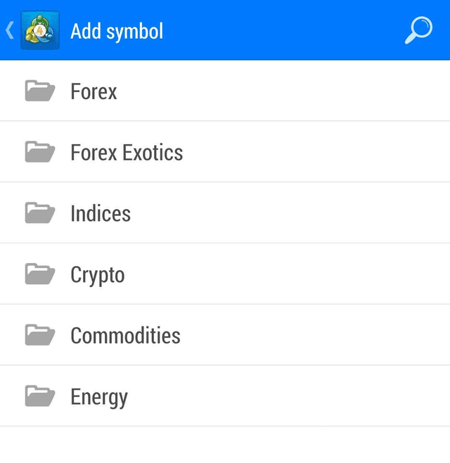 Fusion Markets mobile app screenshot 2