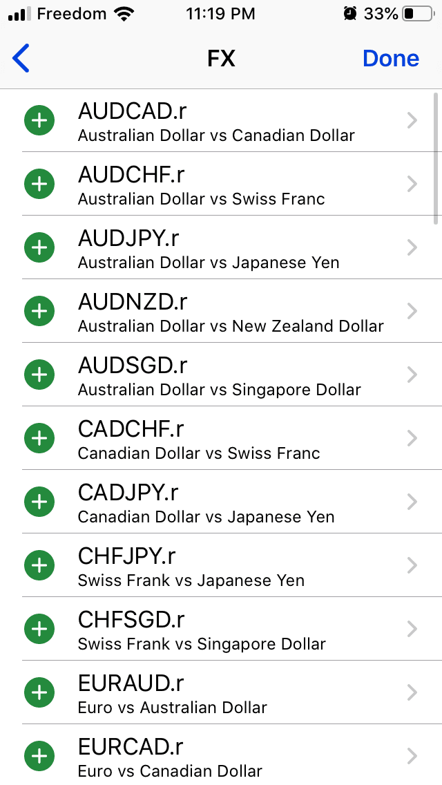 Pepperstone mobile app screenshot 2