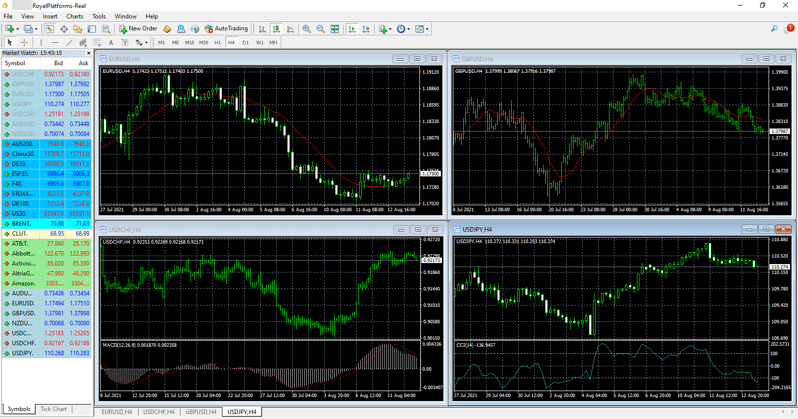 Royal desktop platform screenshot