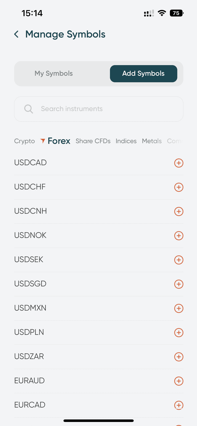 Vantage mobile app screenshot 2