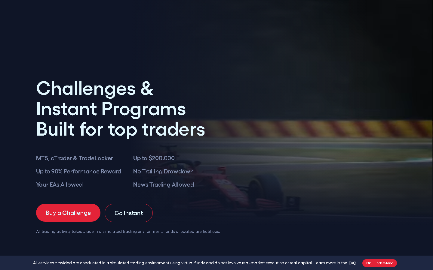FunderPro homepage preview screenshot